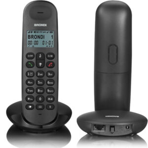 CORDLESS DIGITAL DECT GAP BRONDI LOTUS NERO