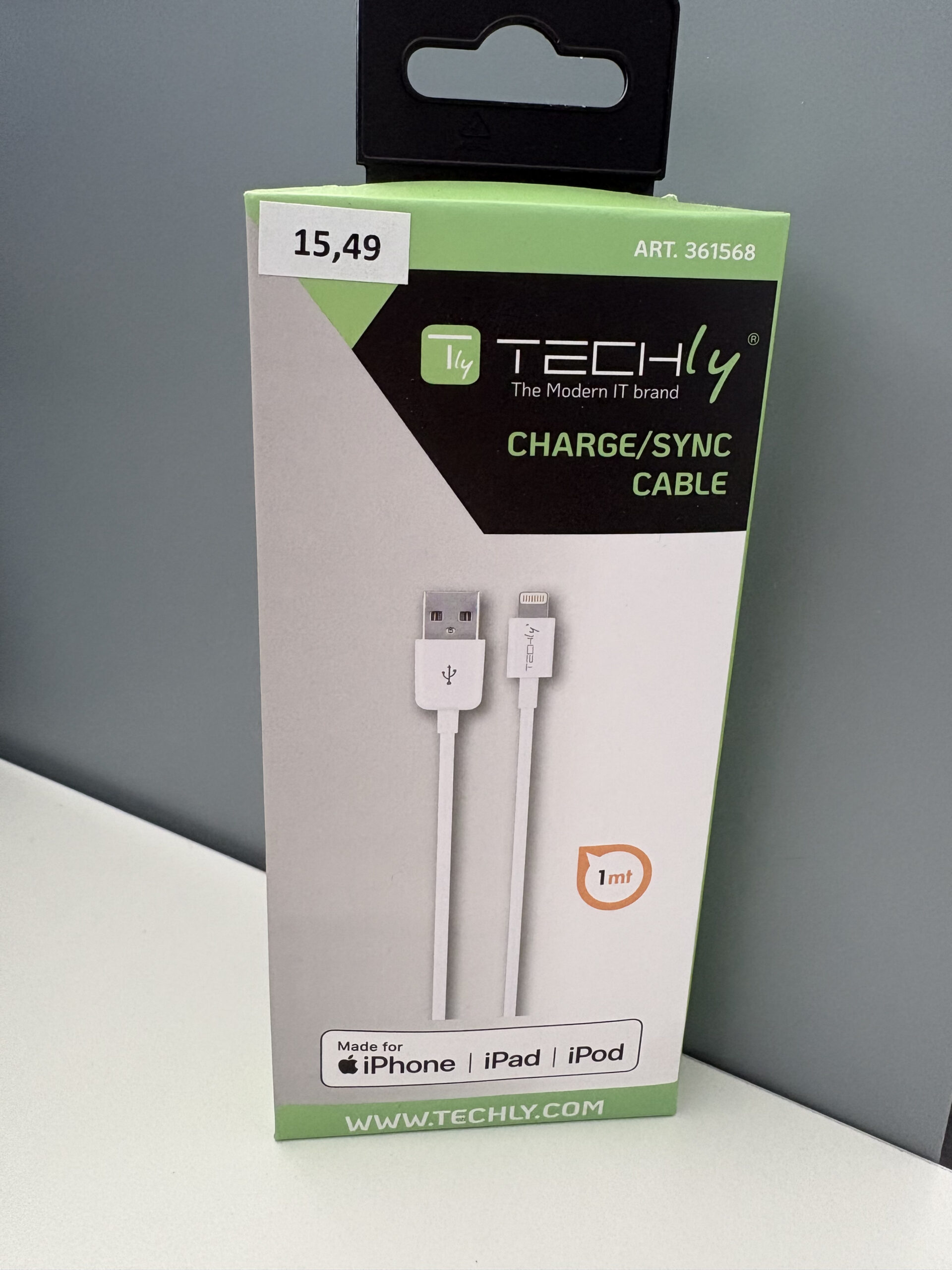 Cavo di ricarica e sincronizzazione per iPhone, iPad e iPod