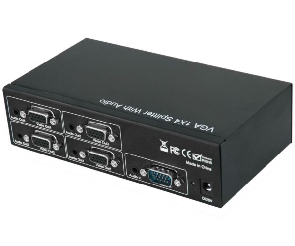 Splitter Video VGA 1x4 con audio