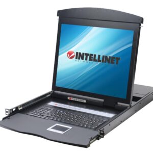 Console KVM USB/PS2 con LCD 19'' da Rack 19'' Dual Rail