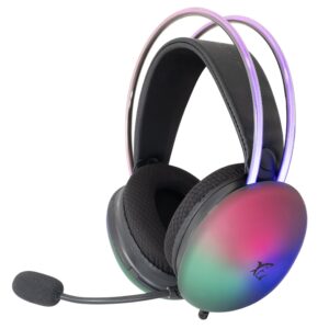 Cuffia Gaming Stereo con Microfono e Illuminazione RGB su Cuffie e Archetto Nero FIREFLY