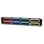 Pannello Patch UTP 48 Porte Cat.6 Codifica Colorata
