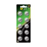 Blister 10 Batterie Litio a Bottone CR2032