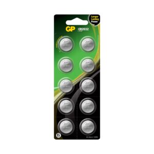 Blister 10 Batterie Litio a Bottone CR2032