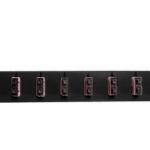 Pannello Frontale per Cassetto Ottico 1U 12 LC Duplex OM4 Nero