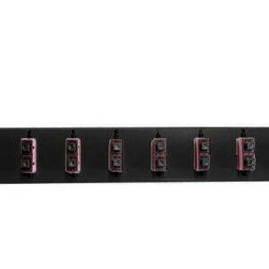 Pannello Frontale per Cassetto Ottico 1U 12 LC Duplex OM4 Nero