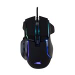 Mouse Ottico Gaming LED RGB con Cavo USB 7200 dpi Nero, PIRANHA