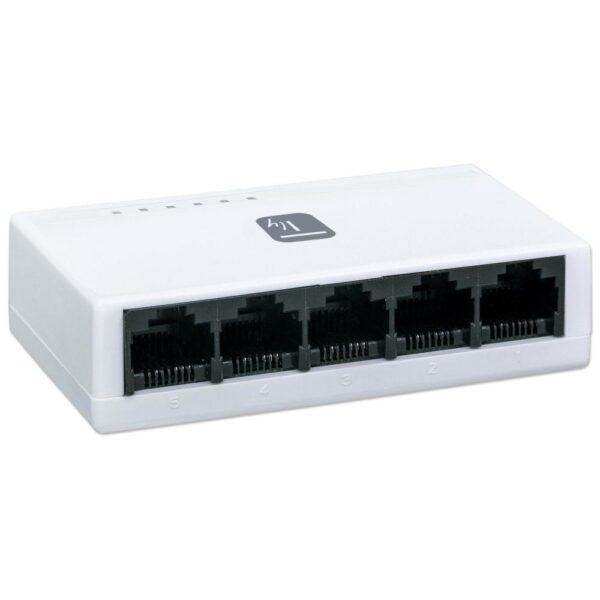 Switch Hub 10/100 Mbps Fast Ethernet 5 Porte - immagine 5