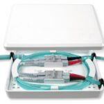 Micro Scatola di Distribuzione per 4 Adattatori SC Simplex