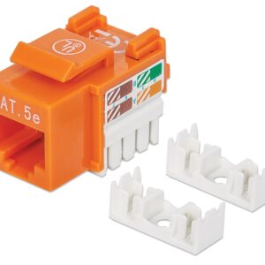 Frutto Keystone RJ45 Cat5e UTP Arancione