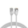 Cavo di Rete Patch in Rame Cat.6A U/FTP TPE 4mm Ultraflex Bianco 0,15m