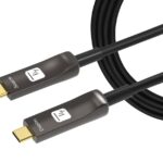 Cavo Audio/Video Ottico Attivo USB-C&trade; M/M AOC Fibra Ottica 4K 10m
