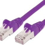 Cavo di rete Patch in rame Cat. 6 Viola SFTP LSZH 1m
