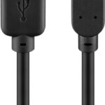 Cavo USB 2.0 A maschio/Micro B maschio 5m Nero