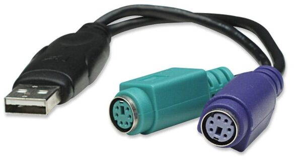 Adattatore USB a doppio PS/2