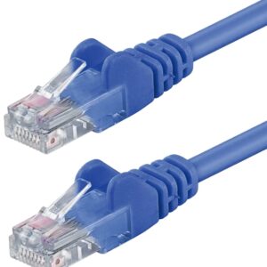 Cavo di rete Patch in Rame Cat. 5e Blu UTP 2 m