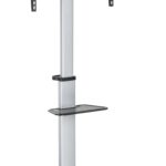 Supporto a Pavimento con Mensola Trolley TV LCD/LED 37-86''