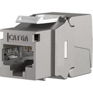 Frutto Keystone RJ45 STP C6A Toolless Silver