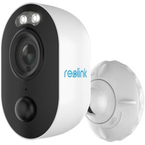 Telecamera di Sicurezza WiFi 4MP 2K da Esterno IP65 con Rilevamento di Persone e Veicoli, WCLMC2KP01