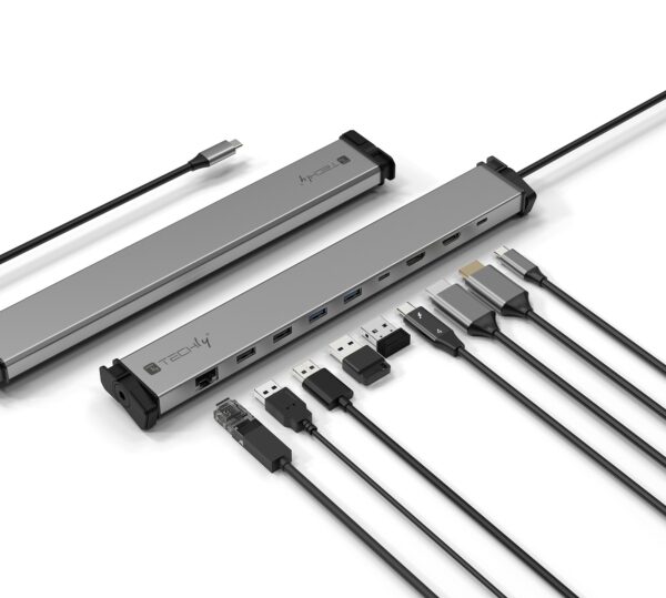 Docking Station 9 in 1 USB-C™ Hub USB HDMI RJ45