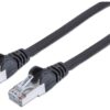 Cavo di rete Patch in rame Cat. 6A Nero SFTP 1 m