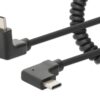 Cavo di Ricarica USB-C™ a USB-C™ 1m Spiralato Nero