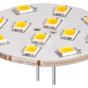 Faretto Led a Disco 12LED SMD G4 5050 2W 230lm Bianco Caldo, Classe E