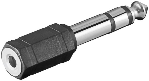Adattatore Audio 6.3mm Maschio a 3.5mm Femmina Stereo