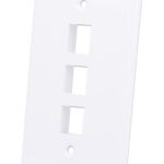 Placca Porta Frutti 3 Posti Mod.503 Bianco