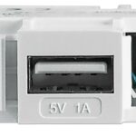 Presa USB con aggancio Keystone per Ricarica