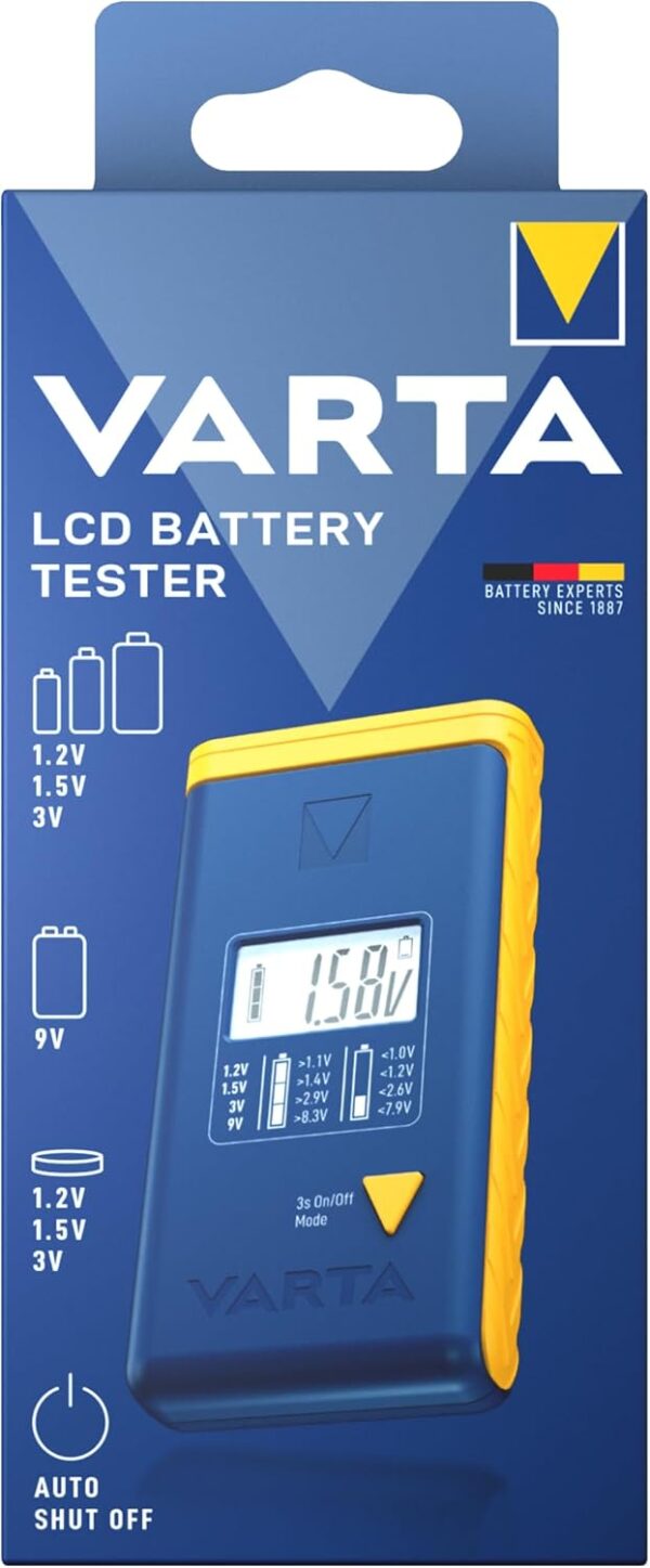 Tester Digitale con LCD Per Batterie - immagine 2