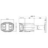Telecamera IP Motorizzata Bullet IR H.265 da 8MP IP67 Rilevamento Basato su AI, DGM8707DGAT - immagine 2