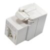 Frutto Keystone RJ45 Cat.6 UTP 180° Toolless con Otturatore - immagine 2