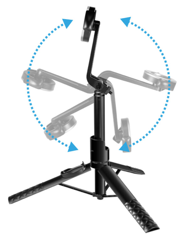 Treppiede Magnetico Estensibile con Telecomando Wireless Selfie Stick per Smartphone - immagine 10