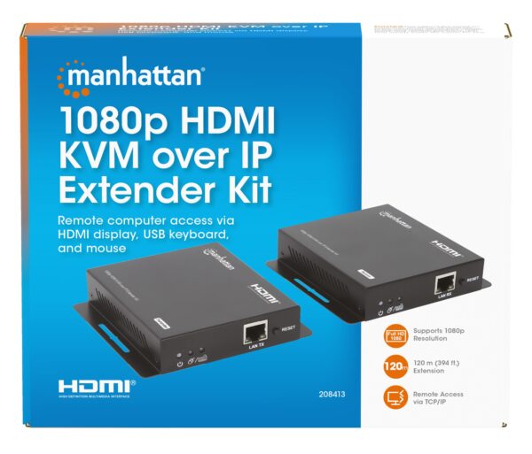 Kit Extender HDMI KVM Over IP 1080p fino a 120m - immagine 10