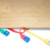 Cavo di Rete Patch Piatto in Rame Cat.6A UTP 10m Bianco - immagine 9
