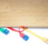 Cavo di Rete Patch Piatto in Rame Cat.6A UTP 3 metri Bianco - immagine 9