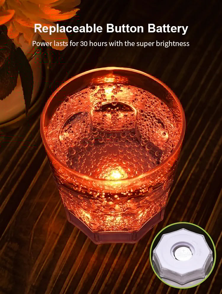 Confezione da 6 Bicchieri Tumbler 250 ml con 6 Colorazioni LED - immagine 9