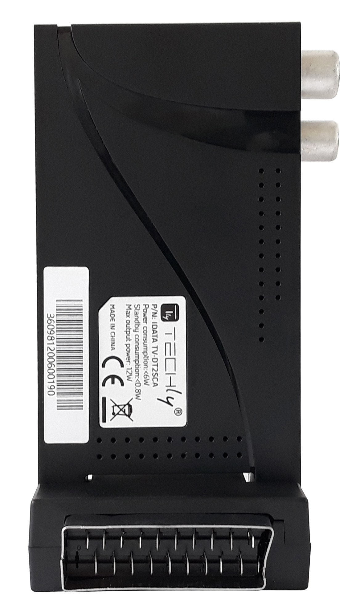 Decoder Ricevitore Digitale Terrestre DVB-T/T2 H.265 HEVC 10bit USB HDMI Scart 180° e Telecomando Universale 2 in 1 - immagine 10