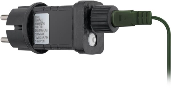 Catena Luminosa 400 Luci LED IP44 Bianco Caldo per Albero con Anello - immagine 10