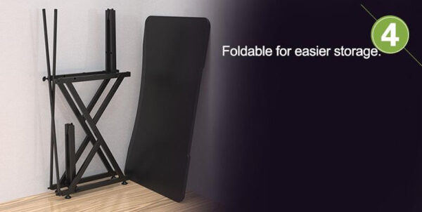Scrivania Gaming Ergonomica Tavolo da Gioco per PC 110 cm Nero - immagine 10
