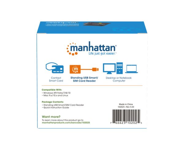 Lettore di Schede Smart SIM Desktop Nero - immagine 10