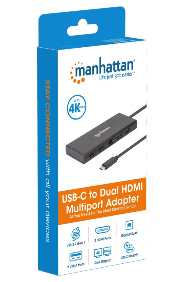Adattatore USB-C™ SuperSpeed Multiporta a Doppia Porta HDMI - immagine 10