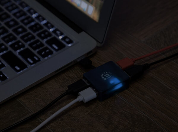 Micro USB Hub 2.0 4 porte, attivo - immagine 10