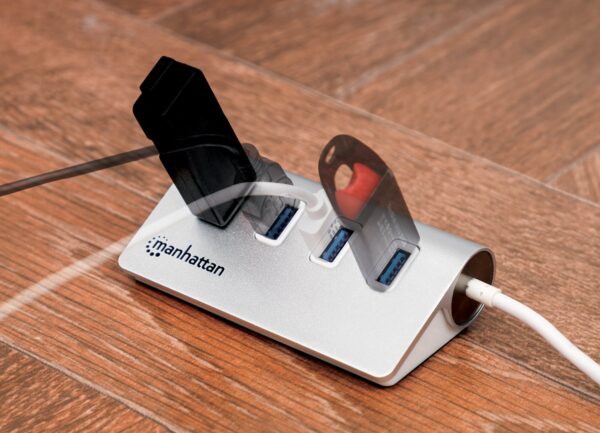Hub USB3.0 4 porte Silver - immagine 10