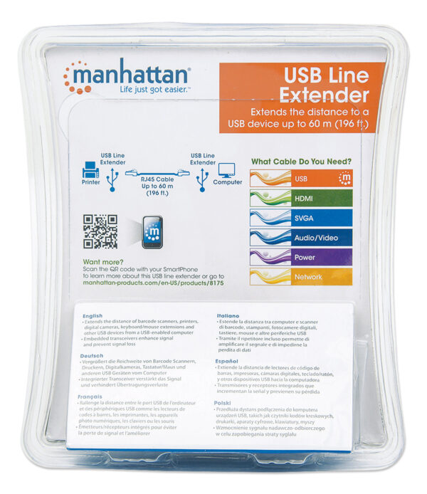 Extender USB su Cavo Cat. 5E 60 m - immagine 10