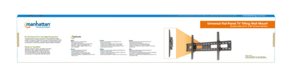 Supporto universale inclinabile da parete per TV Flat-Panel 37-90'' - immagine 10