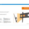 Supporto a Muro Universale Inclinabile per TV 37-70'' - immagine 10