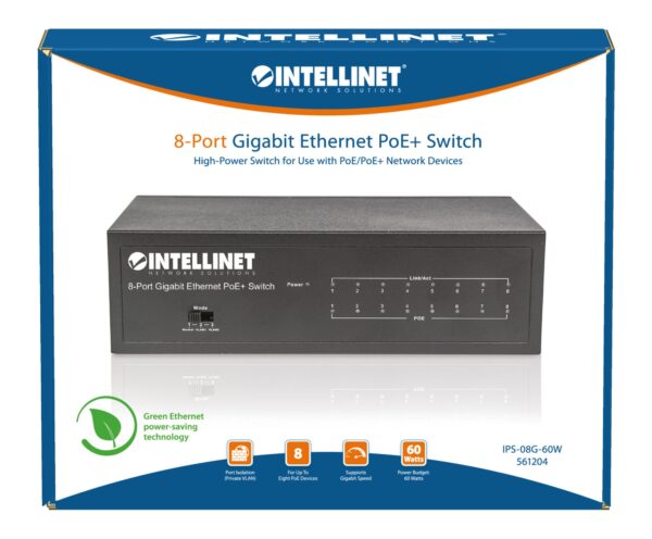Switch Gigabit Ethernet 8 Porte PoE+ - immagine 10
