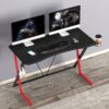 Scrivania Gaming Ergonomica Tavolo Gioco con Porta Bicchiere e Cuffie - immagine 10